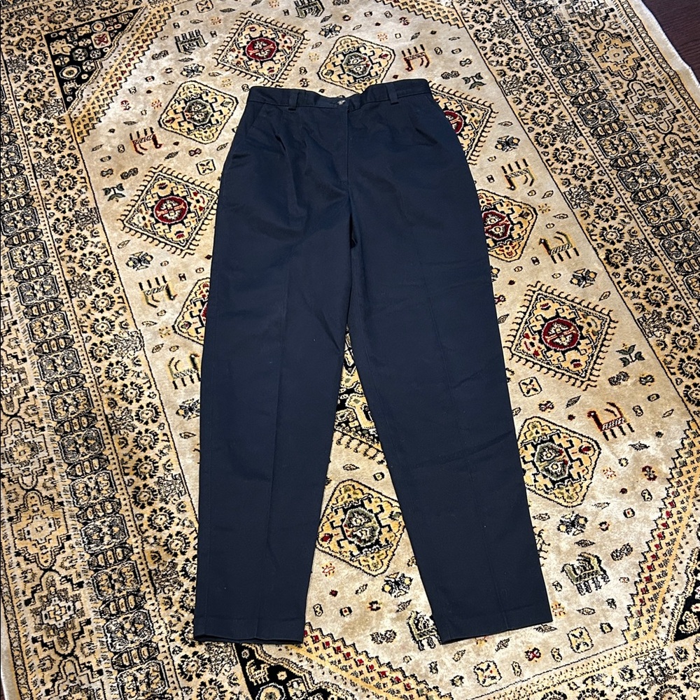 Women’s Haggar 100% Cotton Black Pants Made in Canada